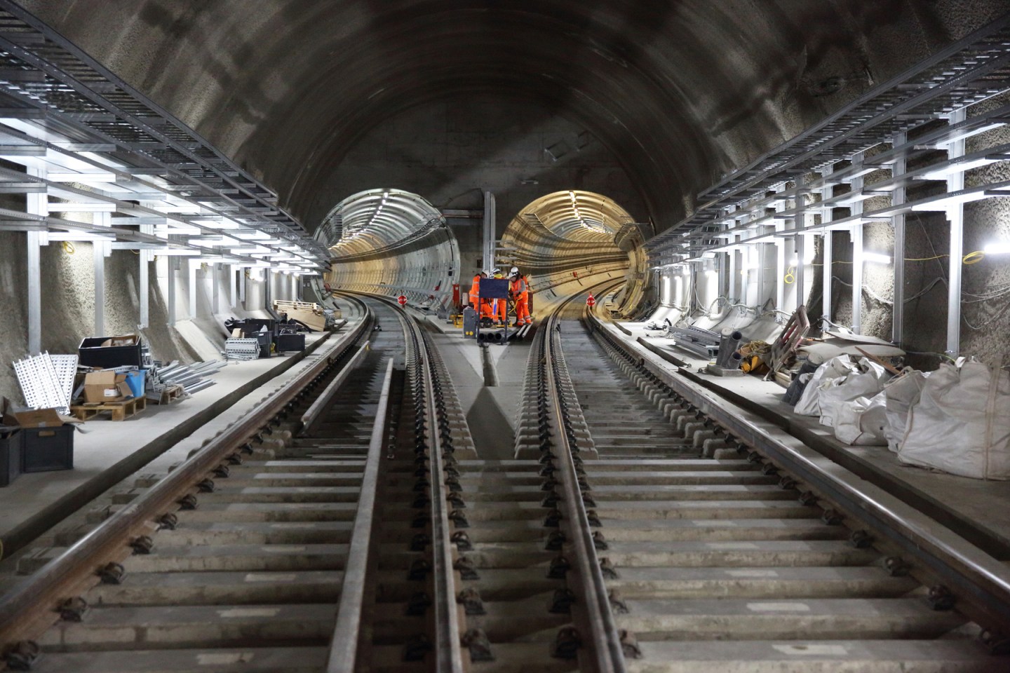 London crossrail tunnel